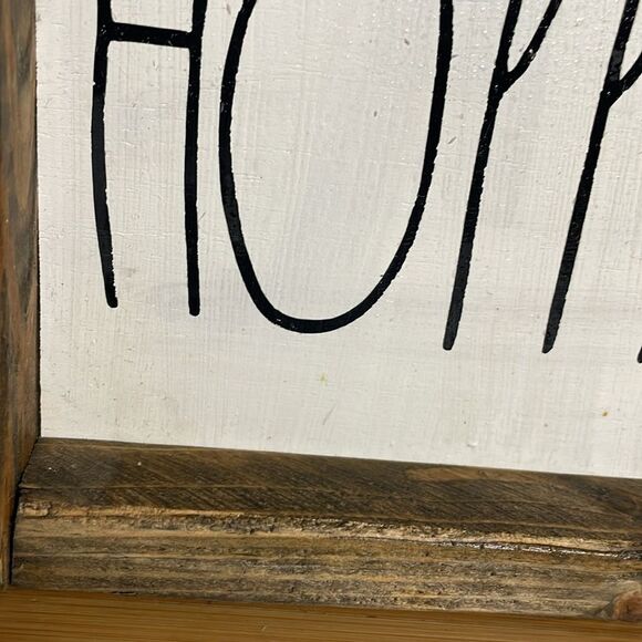 Hoppy Easter Wooden Free Standing Holiday Decoration - Picture 7 of 13